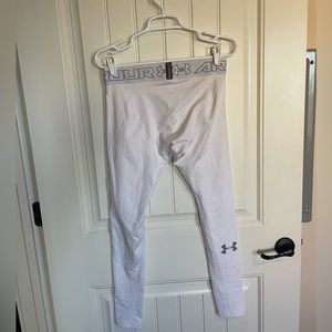 White Under Armour Compression tights size L